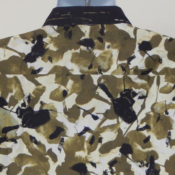 HUGO by Hugo Boss Green Black EBOR Button-down Straight Fit Shirt Men’s XL NWT - Picture 7 of 9